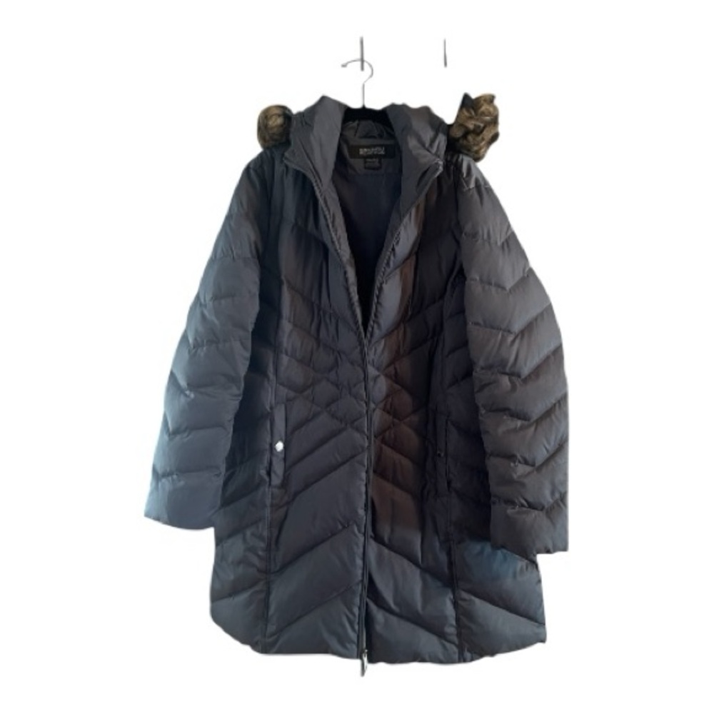 Kenneth Cole Dusty Blue Puffer Coat